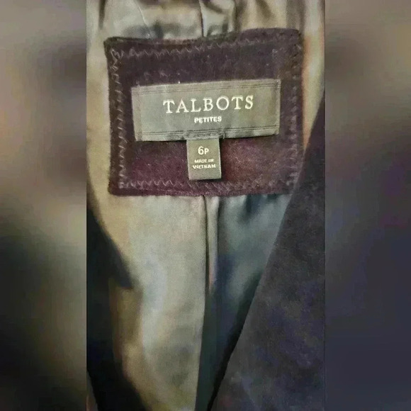 TALBOTS Velvet Blazer - 6P - Picture 9 of 10